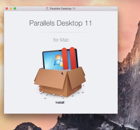 install Parallels Desktop step 1