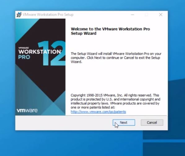 install VMware step 2