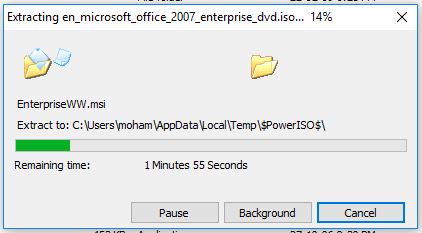 Microsoft Office 2007 Extraction step 3