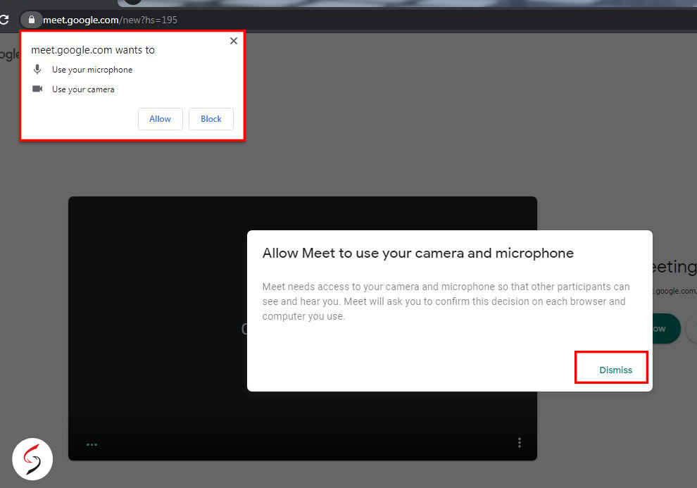 allow microphones and camera