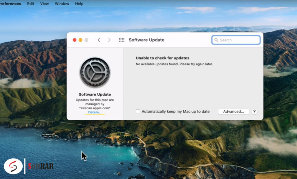 software update setting macOS Big Sur