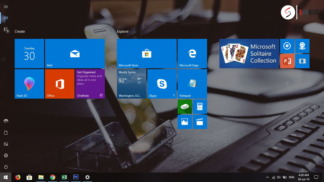 Change able start menu