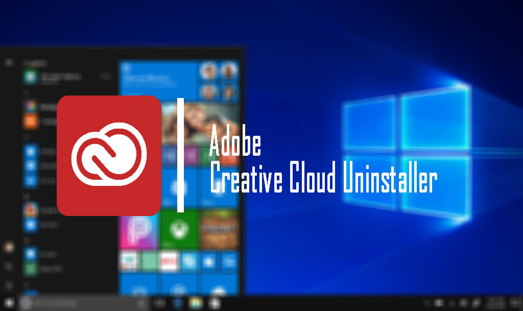 remove adobe creative cloud windows 10