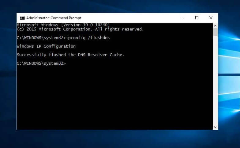 Flush-DNS-Cache-in-Windows-10-CMD