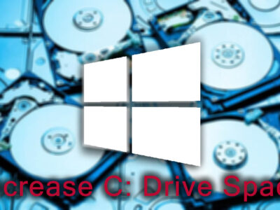 How to Increase C Drive Space in Windows 10?