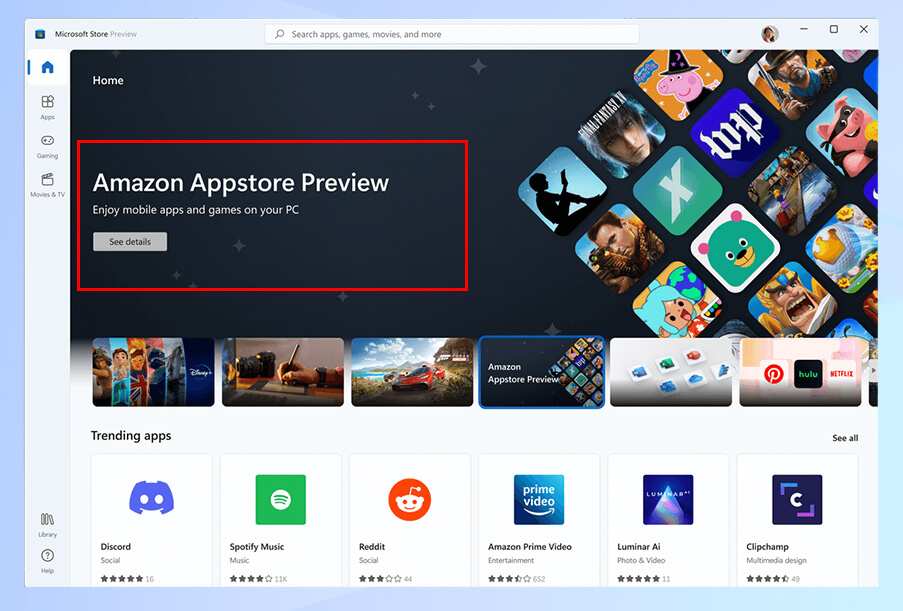 install amazonapp store on Windows 11