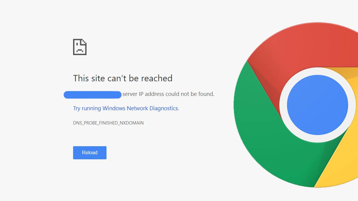 dns_probe_finished_nxdomain windows 10