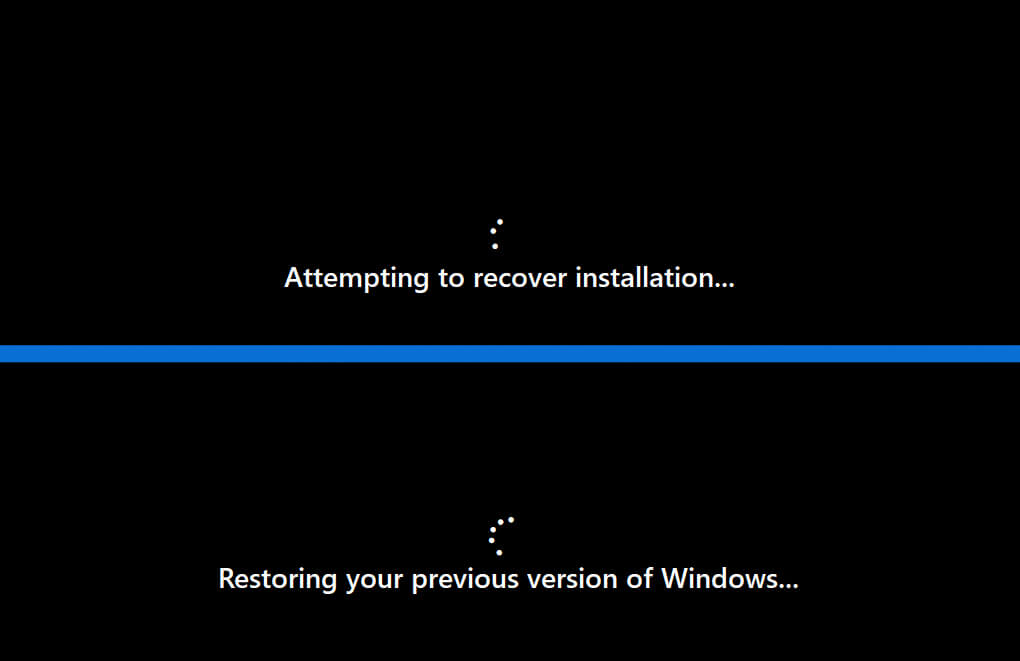 downgrading Windows 11 to Windows 10