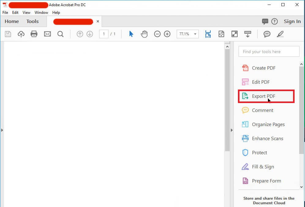 Export PDF