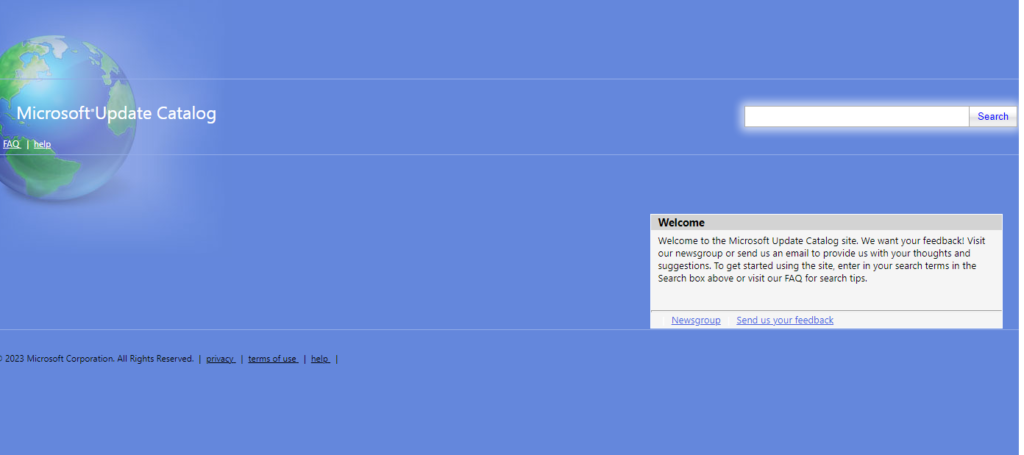Microsoft update catalog