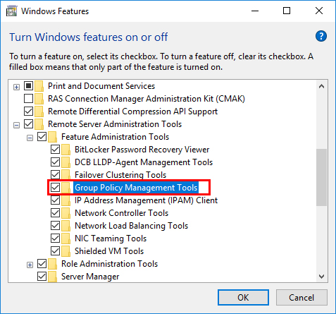 enable group policy management editor